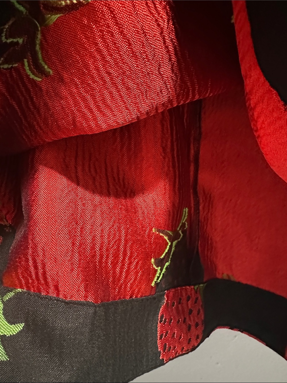 Maeve Black Blouse with Red Strawberry Print - Picture 6 of 9